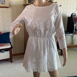 Relished White lace dress